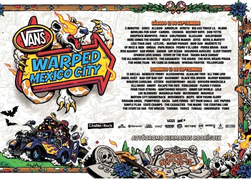 Vans Warped Tour México 2026_